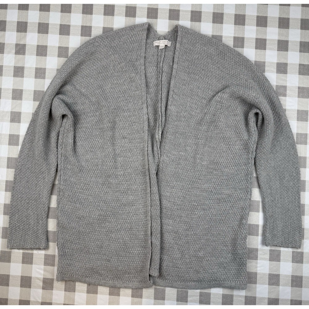 Italian Gray Open Cardigan‎ One Size Minimalist Capsule Cozy